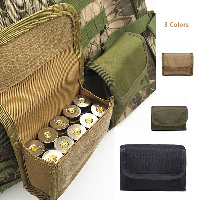 Edc Carry Kit - กระเป๋ากระสุน10ช่องกระเป๋าคาดเอวแนวยุทธวิธีกระเป๋ายิงปืน10รอบกระเป๋าไนลอนขนาดเล็กอเนกประสงค์