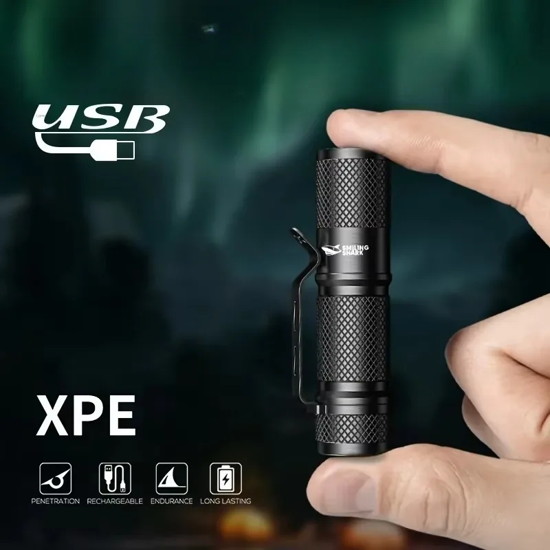 SMILING SHARK ไฟฉาย LED ขนาดเล - Edc Carry Clip บทวิจารณ์และราคา